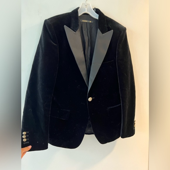 Balmain x HM collab suede jacket - Picture 2 of 3